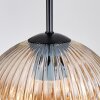 Ripoll hanging light, globe light, pendant light, Cluster pendant lamp Amber, clear, Smoke-coloured, 3-light sources