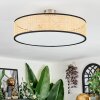 Foggia ceiling light matt nickel, 3-light sources