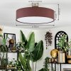 Foggia ceiling light matt nickel, 3-light sources
