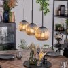 Ripoll hanging light, globe light, pendant light Amber, 3-light sources