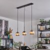 Ripoll hanging light, globe light, pendant light Amber, 3-light sources