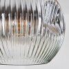 Ripoll hanging light, globe light, pendant light, Cluster pendant lamp Amber, clear, Smoke-coloured, 3-light sources