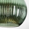 Koyoto hanging light, globe light, pendant light blue, gold, green, coppery, 4-light sources