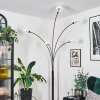 Nikkala floor lamp black, 5-light sources