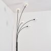 Nikkala floor lamp black, 5-light sources