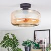 Boza ceiling light Amber, 1-light source