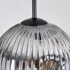 Ripoll hanging light, globe light, Cluster pendant lamp Amber, clear, Smoke-coloured, 3-light sources