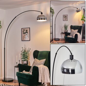 Baloca floor lamp, Arch lamps black, 1-light source