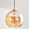 Koyoto hanging light, globe light, pendant light gold, black, 1-light source