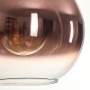 Koyoto hanging light, globe light, pendant light gold, black, 1-light source