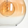 Koyoto hanging light, globe light, pendant light gold, black, 1-light source