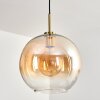 Koyoto hanging light, globe light, pendant light gold, black, 1-light source