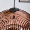 Ripoll hanging light, globe light, Cluster pendant lamp Amber, gold, coppery, Smoke-coloured, 4-light sources