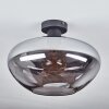 Mertola ceiling light Smoke-coloured, 1-light source