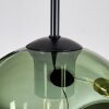 Ripoll hanging light, globe light, Cluster pendant lamp blue, green, coppery, 3-light sources