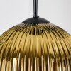 Koyoto hanging light, globe light, Cluster pendant lamp 45 cm blue, gold, green, 5-light sources