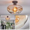 Mertola ceiling light Amber, clear, 1-light source