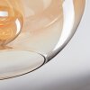 Mertola ceiling light Amber, clear, 1-light source