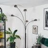 Nikkala floor lamp black, 5-light sources