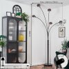 Nikkala floor lamp black, 5-light sources