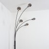 Nikkala floor lamp black, 5-light sources
