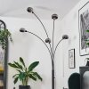 Nikkala floor lamp black, 5-light sources
