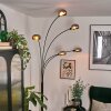 Nikkala floor lamp black, 5-light sources