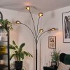 Nikkala floor lamp black, 5-light sources