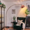Baloca floor lamp, Arch lamps copper, black, 1-light source