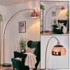 Baloca floor lamp, Arch lamps copper, black, 1-light source