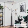 Nikkala floor lamp black, 3-light sources