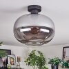 Apedo ceiling light Smoke-coloured, 1-light source