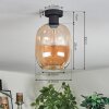 Apedo ceiling light Amber, 1-light source