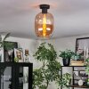 Apedo ceiling light Amber, 1-light source