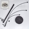 Nikkala floor lamp black, 3-light sources