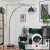 Baloca floor lamp, Arch lamps chrome, black, 1-light source