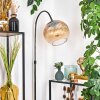 Koyoto floor lamp, Arch lamps chrome, black, 1-light source