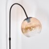 Koyoto floor lamp, Arch lamps chrome, black, 1-light source