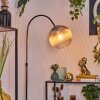 Koyoto floor lamp, Arch lamps chrome, black, 1-light source