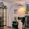 Baloca floor lamp, Arch lamps chrome, black, 1-light source