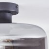 Boza ceiling light Smoke-coloured, 1-light source
