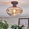 Mertola ceiling light Amber, clear, 1-light source