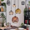 Ripoll hanging light, globe light, Cluster pendant lamp Amber, gold, clear, coppery, Smoke-coloured, 4-light sources