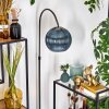 Koyoto floor lamp, Arch lamps chrome, black, 1-light source