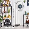 Koyoto floor lamp, Arch lamps chrome, black, 1-light source