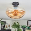 Mertola ceiling light Amber, 1-light source