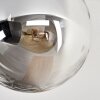 Gastor ceiling light, globe light Amber, clear, Smoke-coloured, 3-light sources