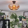 Mertola ceiling light Amber, 1-light source