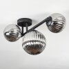 Chehalis ceiling light, globe light Smoke-coloured, 3-light sources