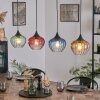 Cem hanging light, pendant light blue, yellow, green, clear, red, 4-light sources